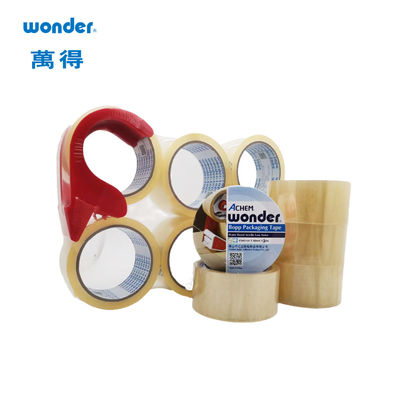Facil de manusear fita de embalagem BOPP 48 mm largura marrom transparente