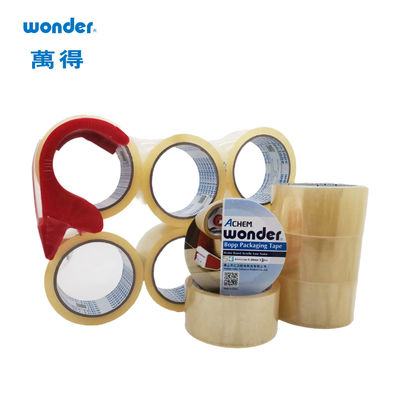 Facil de manusear fita de embalagem BOPP 48 mm largura marrom transparente