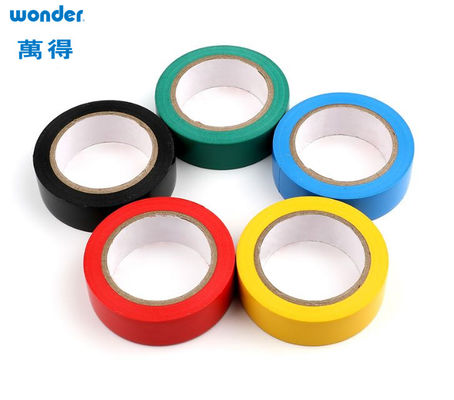 Resistente à tensão Matt PVC fitas adesivas Branco Retardante de Chama resistente ao frio