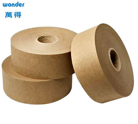 Tela de papel kraft de borracha ativada com água de vedação escrevida Largura 1200 mm