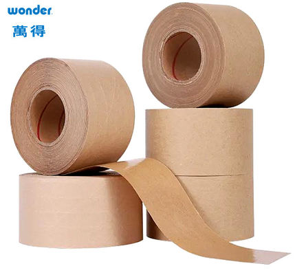 Tela de papel kraft de borracha ativada com água de vedação escrevida Largura 1200 mm