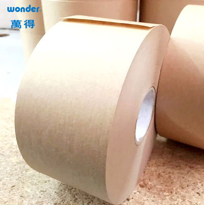 Liner Água ativada fita de papel Kraft marrom 1200 mm largura para caixas